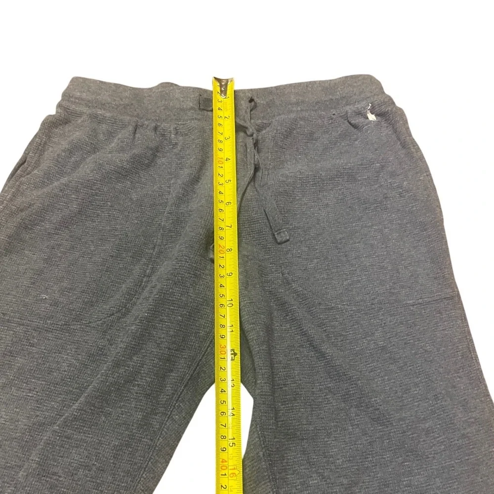 Polo Ralph Lauren Mens Gray Waffle Knit Jogger Sweatpants Size Medium M lounge